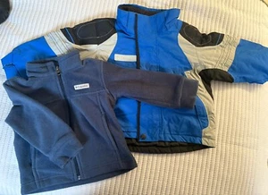 Columbia Waterproof Coat & Fleece Top Age 2 - Picture 1 of 6