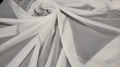 Gardinenstoff REST 119cm x 900cm Stores Gardinen Polyester Komplettstück RG-101 - Bild 1 von 4