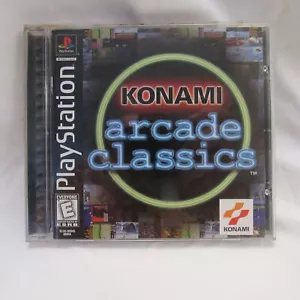 Playstation 1 PS1 Konami Arcade Classics Complete with Registration Card Tested - Picture 1 of 4