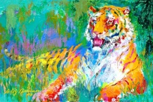 LeRoy Neiman "Resting Tiger" #3399LN28X00DIVA - Bild 1 von 3
