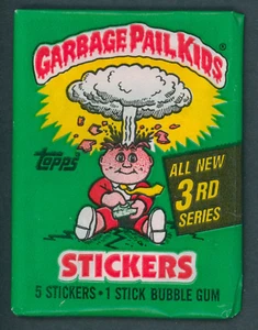 1986 Garbage Pail Kids 3rd Series OS3 not 3 1 ungeöffnet Wax Pack sealed NO price - Bild 1 von 1
