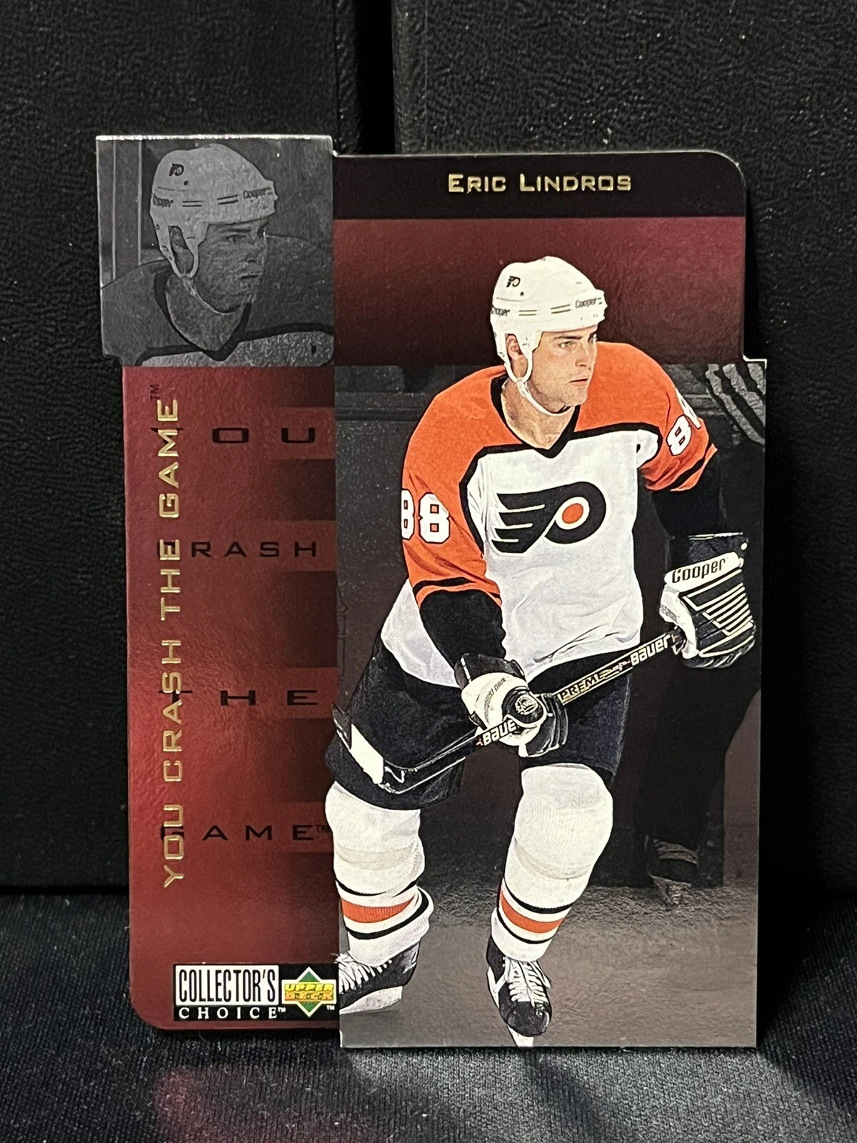 1996-97 Upper Deck Collector’s Choice Crash The Game Gold Prize Eric Lindros