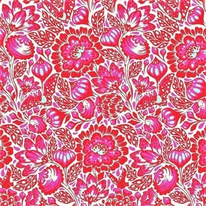 OOP ELIZABETH Bats in The Belfry Plum by Tula Pink, cotton fabric - Picture 1 of 1