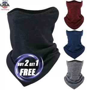 Summer Thin Cooling Neck Gaiter Face Mask Breathable Elastic UV Sun Protection - Picture 1 of 19