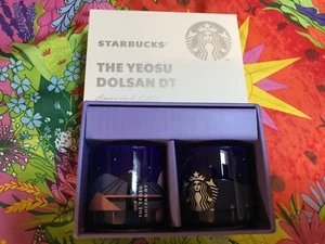 Starbucks 2 Cups Tassen klein YEOSU Night Dolsan DT 2024 🌸Südkorea City of Love - Bild 1 von 9
