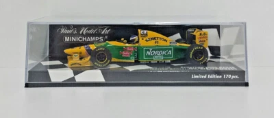 MODELLINO AUTO 1:43 MINICHAMPS F1 BENETTON FORD B193B ALBORETO GP BARCELONA 1993 - Immagine 1 di 4