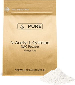 NAC N-Acetil L-Cisteina in polvere (8 oz) verificato in laboratorio, sempre puro, senza riempitivi - Foto 1 di 12