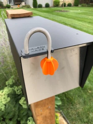 Mail Alert - Mail Flag - Mailbox - FOR FLAT TOP STYLE BOX ONLY AS SHOWN - NEW - Image 1 of 4