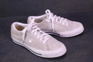 Converse One Star Unisex Chucks OX Sneaker Gr. 36,5 grau weiß Leder CB2070 - Bild 1 von 7