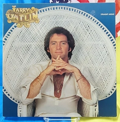 LARRY GATLIN Straight Ahead LP Vinyl Record 1979 Columbia JC 36250 Country Rock - Image 1 of 4