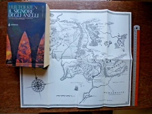 THE LORD OF THE RINGS by J.R.R. Tolkien Trilogy with Map - Bompiani 2004 - Picture 1 of 8