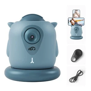Auto Tracking Phone Holder Auto Face Tracking Tripod 360ยฐ Rotation Phone Camera - Picture 1 of 9