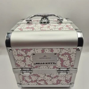 Custodia trucco da viaggio Hello Kitty Impressions Slay Cube rosa leopardo - Foto 1 di 7