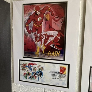 DC Comics - THE FLASH -USPS Matted Pictures/stamp- 1st Day Issue 2006 SDCC NEW - Picture 1 of 6