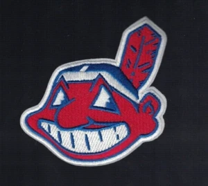 Cleveland Indians Chief Wahoo 4" Cloth Baseball Patch - Picture 1 of 2