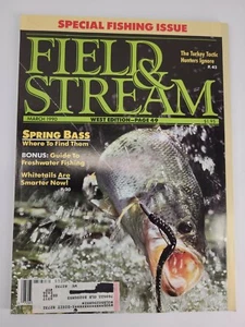 Field & Stream Magazine March 1990 Special Fishing Issue Spring Bass Freshwater - Imagen 1 de 9