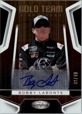 2016 Certified Gold Team Signatures #6 Bobby Labonte Auto /49