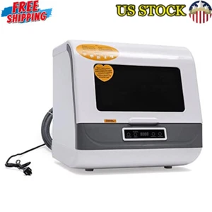 Portable Countertop Dishwasher Mini 3 Washing Programs 360 Degree Cleaning New - Picture 1 of 8