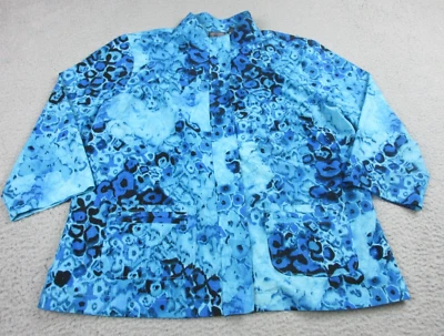 Chaqueta Chicos Additions para mujer talla 2 azul cuello alto bolsillo con cremallera completa Foto 1 de 4