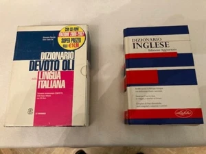 VOCABOLARIO ITALIANO DEVOTO OLI E DIZIONARIO INGLESE IDEA LIBRI INGLESE - Foto 1 di 1