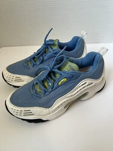 Scarpe da ginnastica Reebok DMX vintage anni '90 donna taglia 8,5 iper blu/faze bianco ottime condizioni - Foto 1 di 8