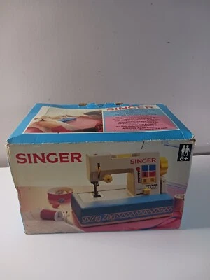 Jouet Ancien Machine à Coudre Singer Zigzag - Photo 1/4