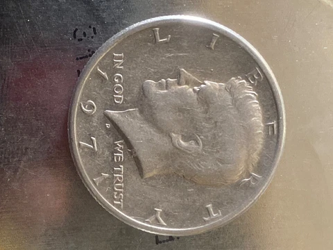 1974-D Kennedy Half Dollar - sícula do del borde error Cover