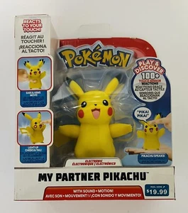 2019 Wicked Cool Toys Pokemon My Partner Pikachu w/ Sound And Motion - Picture 1 of 2