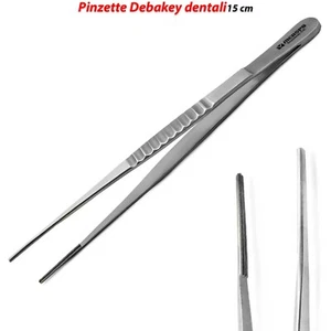 Debakey pinzette pinza di dissezione vascolare dei tessuti dentali atraumatica - Imagen 1 de 4