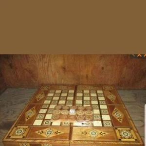 Beautiful Backgammon Set Wooden Board hand made. Gifts for Men. - Picture 1 of 8