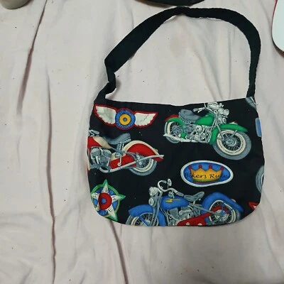 Vintage Retro Motorbikes Handbag - Image 1 of 4