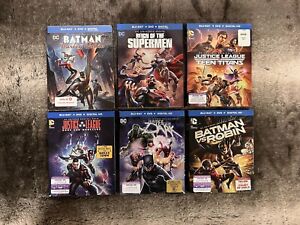 Various New DC Animated Blu-Ray Lot