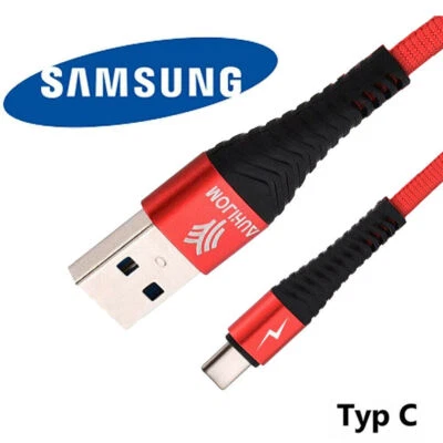 1/3X Type-C Ladekabel USB-C Kabel Handy für Samsung Galaxy Huawei Xiaomi 1.2m - Bild 1 von 4