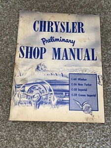 Vintage Chrysler vorläufiges Werkstatthandbuch - Bild 1 von 5