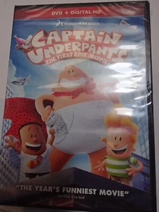 Captain Underpants: the First Epic Movie (DVD, 2017) NEW, Sealed - Picture 1 of 1