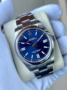 Rolex Oyster Perpetual 41mm Blue Dial 124300. Men’s Watch Excellent Condition. - Picture 1 of 7