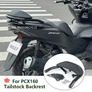 Motorcycle Passenger Seat Rear Tailstock Back Rest Cushion Pad For Honda PCX160 - Bild 1 von 10
