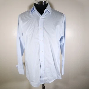 Haggar Shirt Mens 15-15.5 32/33 Classic Fit Button Up Striped Long Sleeve NWT - Picture 1 of 10