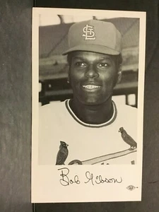 St Louis Cardinals Team Issue Postcard 1971-1974 Bob Gibson EXMT+ Sku31C - Picture 1 of 2