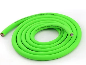 KnuKonceptz KCA NEON Kandy GREEN True AWG 1/0 Gauge Power / Ground Wire 50Ft AWG - Picture 1 of 2
