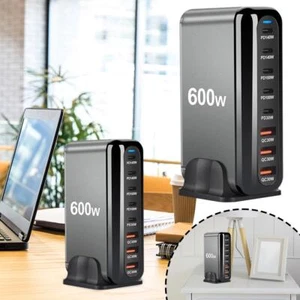 600W GaN 8-Port USB3.0 Typ C PD Desktop Ladestation HOT Tower N0P1 G3L5 - Bild 1 von 16