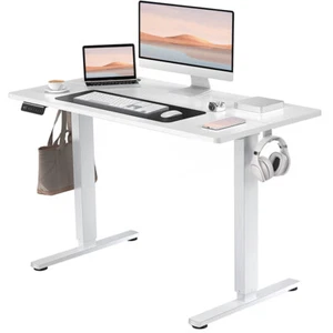 Electric Standing Desk Adjustable Height Gaming Work Table for Home Office - Picture 1 of 33