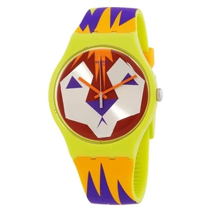 Swatch Moofasa Quartz Silver Dial Men's Watch SUOJ106 - Picture 1 of 3