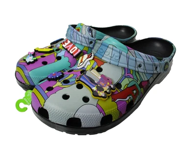 Мужские классические сабо Crocs x Beatles Love размер 12 сандалии туфли синие - Изображение 1 из 4