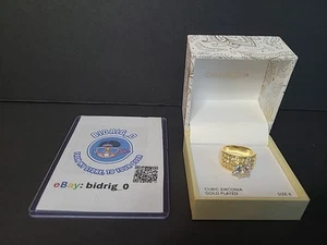 Charter Club Gold -Tone Crystal Ring, 6 IN A GIFT ๐ - Picture 1 of 6