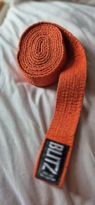 Orange 250 cm Blitz Sports Lightweight Karate Belt Karate Judo Rank Colour Belt - Picture 1 of 2