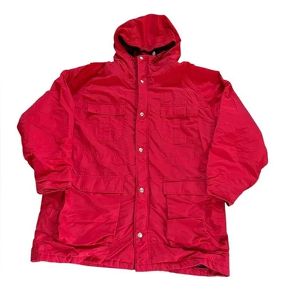 LL Bean Vintage Coat Baxter State Parka Wool Plaid Blanket Lined Men Large Tall - Image 1 of 4