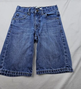 Boys Levi's 505 Reg Jean Shorts - Size 7 Reg Adjustable Waist Band - Picture 1 of 6