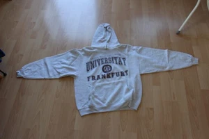 Sudadera con capucha años 90 Johann Wolfgang Goethe Universität Frankfurt Jerzees L - Imagen 1 de 5