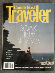 Conde Nast Traveler Magazine July/August 2025 SOAK UP THE SUMMER Corsica Maine - Picture 1 of 1